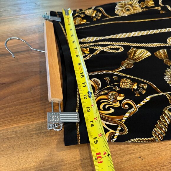 Cache Black and Gold Mini Skirt - Picture 3 of 5
